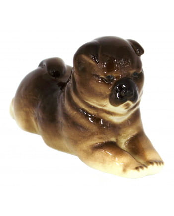FIGURKA PORCELANOWA PIES Chau-chau