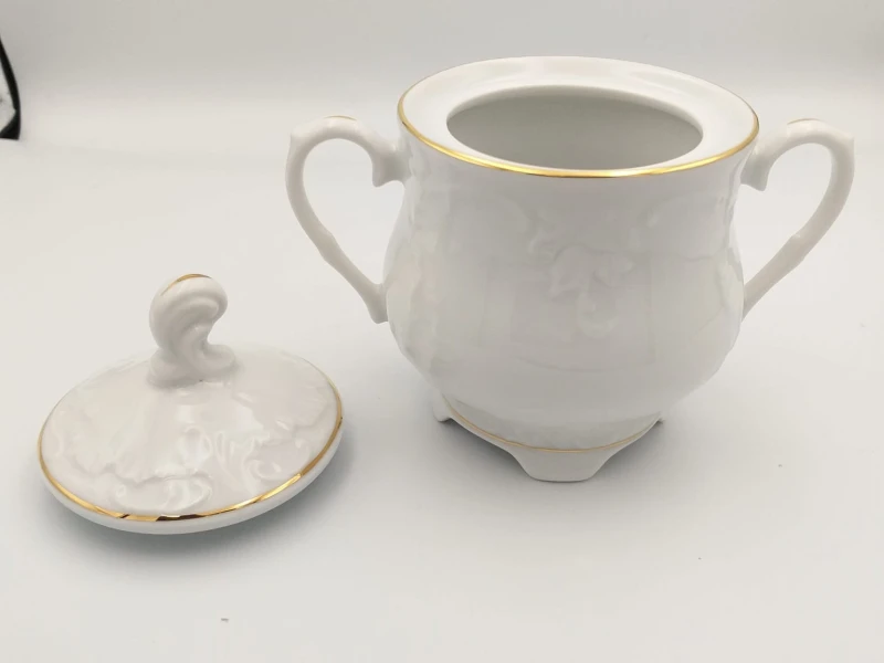 Cukiernica 250 ml Rococo Złota Linia 3604