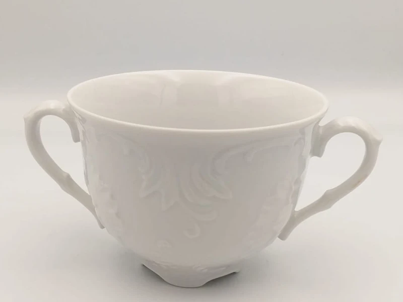 Bulionówka 330 ml Rococo Maria biała 0001