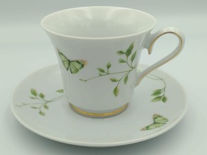 Filiżanka 220 ml  ze spodkiem Margaret Magiczny Ogród G665