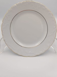 Talerz płytki 19 cm Rococo Złota Linia 3604