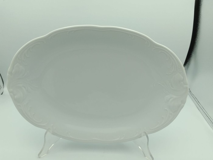 Półmisek owalny 33 cm FRYDERYKA Biały