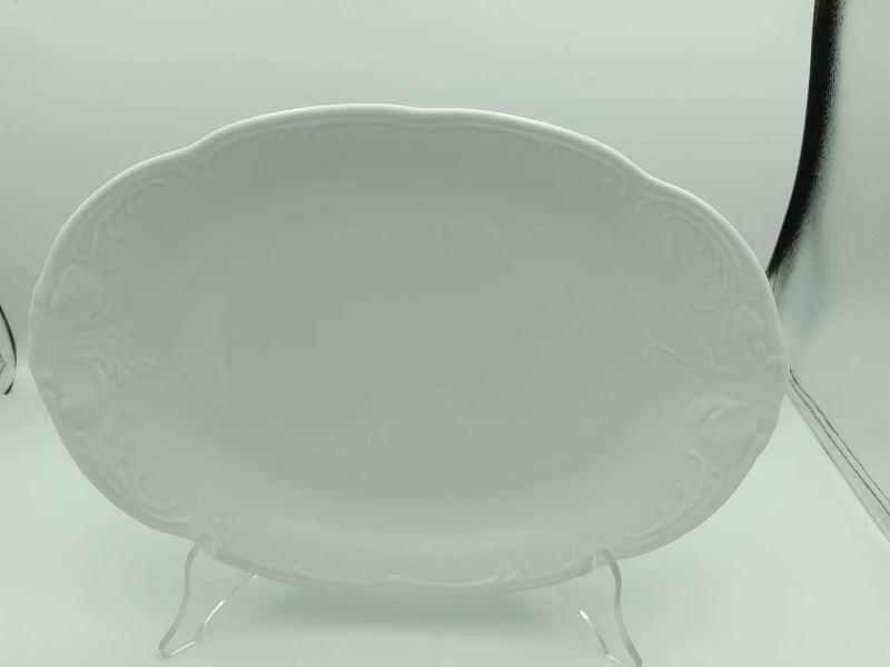 Półmisek owalny 33 cm FRYDERYKA Biały