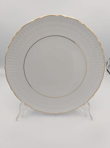 Talerz płytki 26 cm Sofia ZŁOTA LINIA