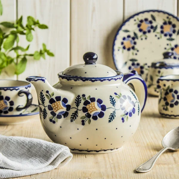 Dzbanek ceramiczny Bolesławiec do herbaty i kawy