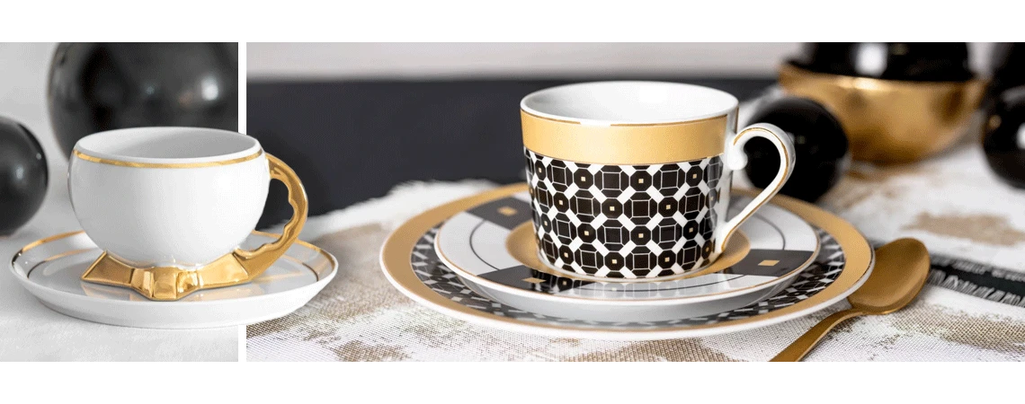 Porcelanowa filiżanka do cappuccino Ćmielów