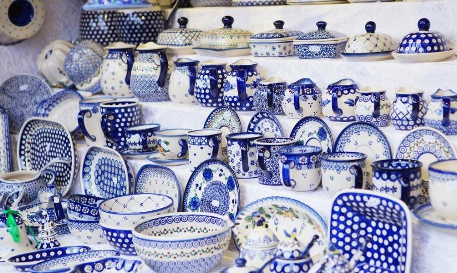 Wzory Bolesławiec ceramika ręcznie zdobiona